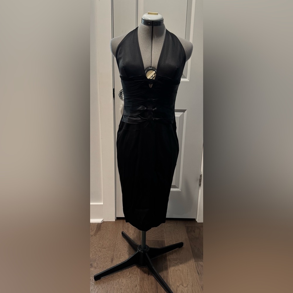 Cache Black Strapless Dress
